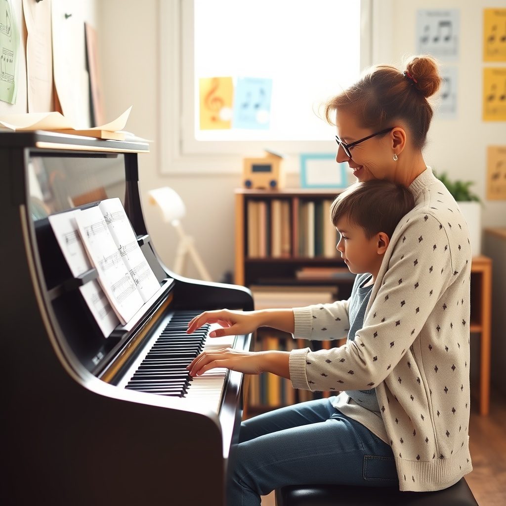 Piano lesson