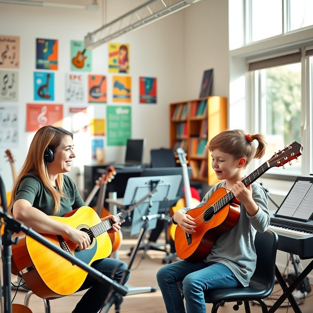 Piano lessons at Music School